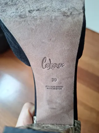 Sandalias Castañer ante negras