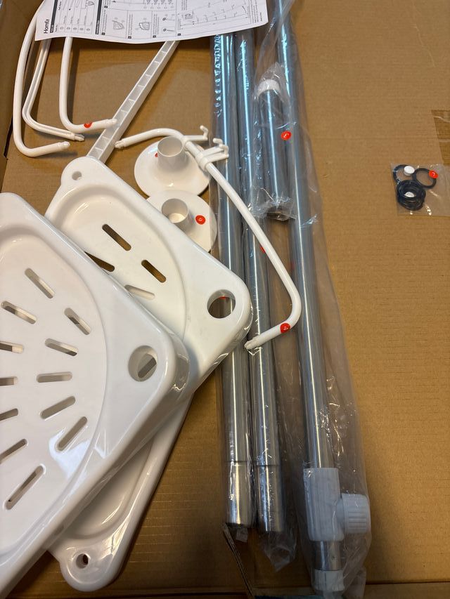 Estante de ducha 4 niveles extensible