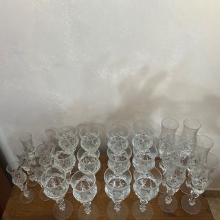 24 Bicchieri Cristallo 6x4 Varianti