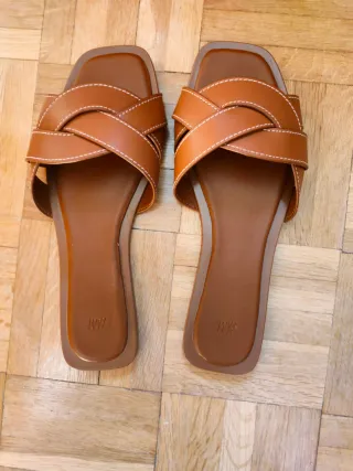 Sandali H&M marroni tipo Hermes