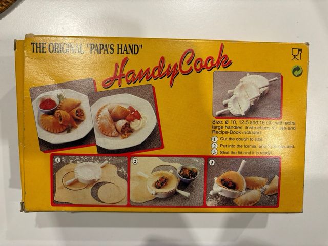 6 moldes diferente tamaño para pasta /empanadillas