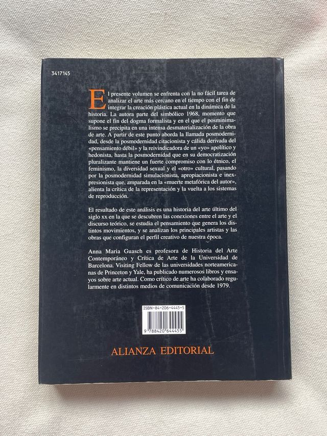 El arte último del siglo XX. del posmodernismo...