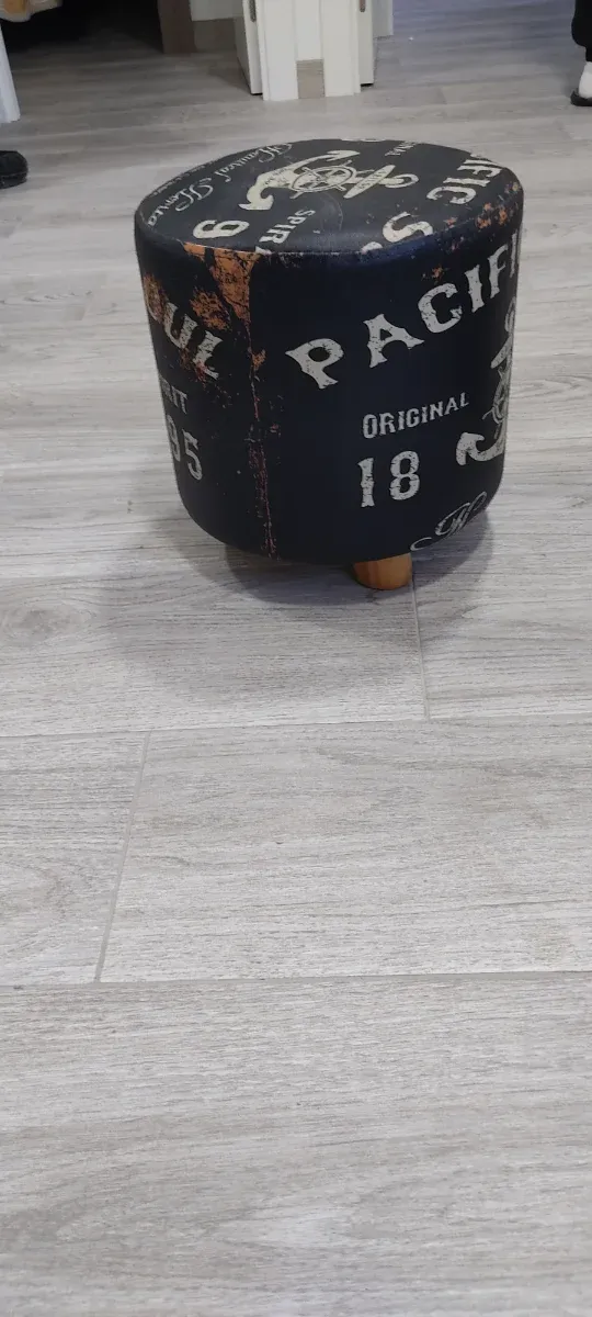 Puff estilo retro Garage