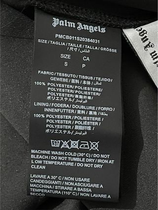 Pantaloni Palm Angels neri