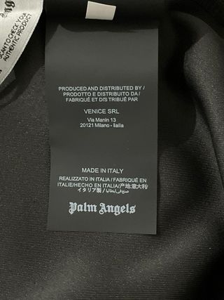 Pantaloni Palm Angels neri