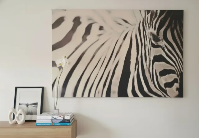 Cuadro Cebra Blanco y Negro