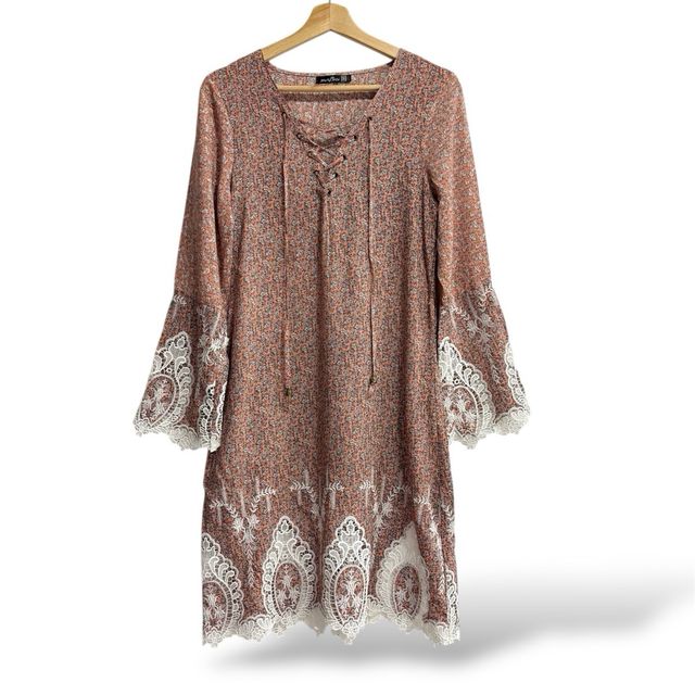 Vestido estampado floral talla M