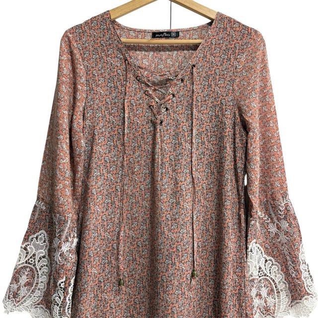 Vestido estampado floral talla M