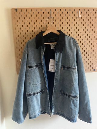 Cazadora tejana ZARA Talla M