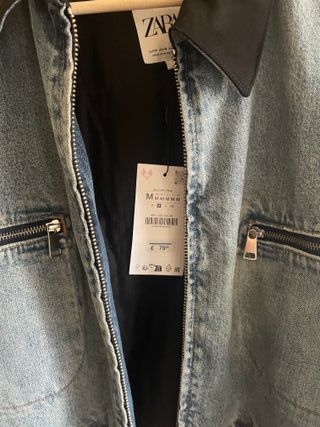 Cazadora tejana ZARA Talla M