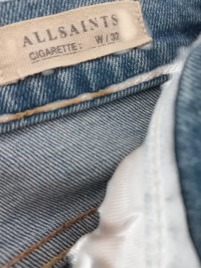 Jeans All Saints Azules Desgastados
