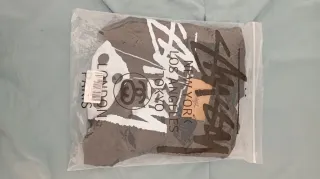 Camiseta Stussy Talla M Negra Blanca