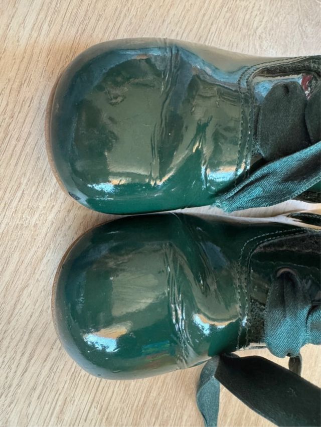 Botas charol niña piel talla 26