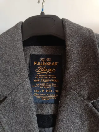 Blazer Gris Pull&Bear Talla M