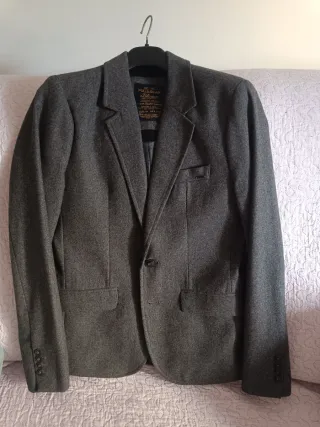 Blazer Gris Pull&Bear Talla M