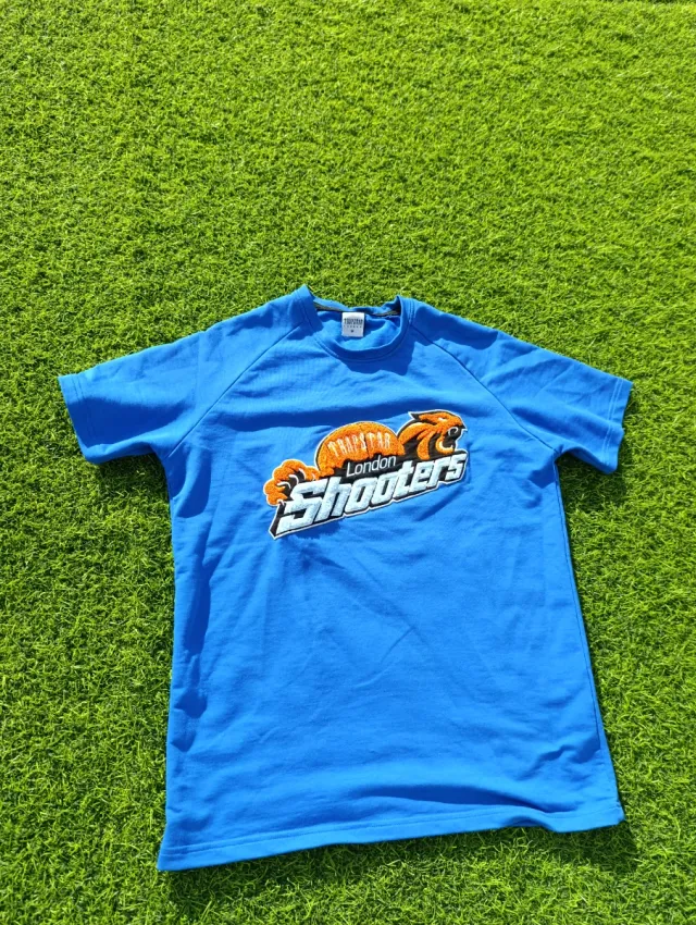 Camiseta Trapstar London Shooters Bordada Azul M