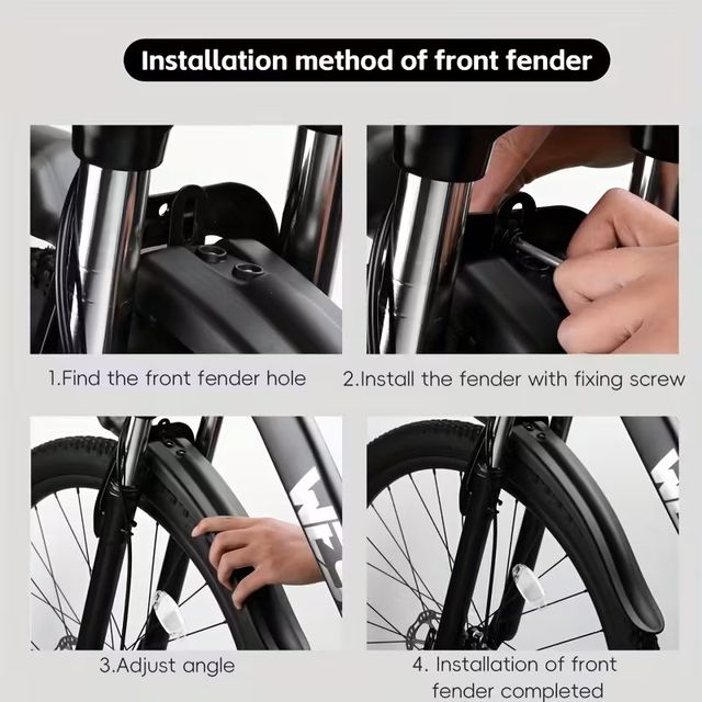 Juego de guardabarros para bicicleta