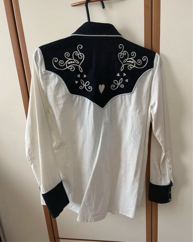 Camisa vaquera Guts&Love bordada XS