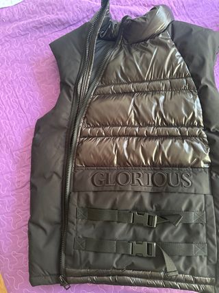 Chaleco acolchado negro