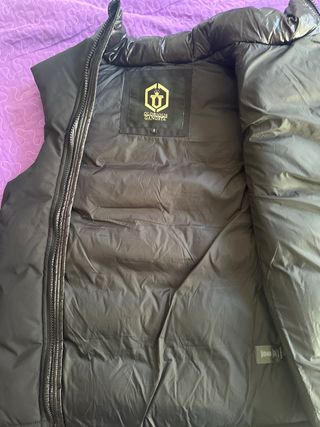 Chaleco acolchado negro