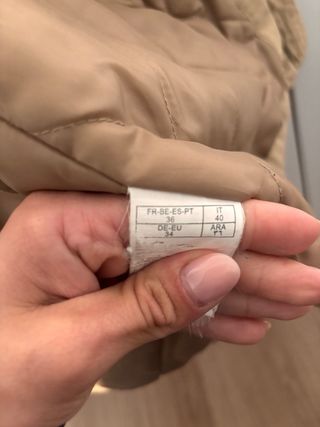 Giacca Pimkie Beige con Fodera Calda