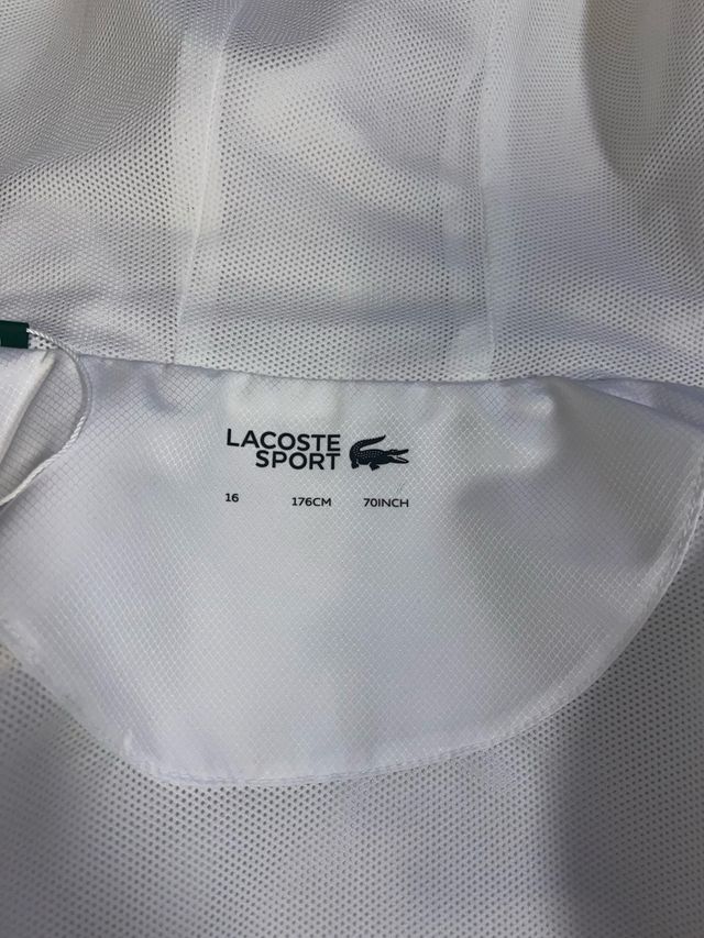Chándal Lacoste Sport Blanco y Negro