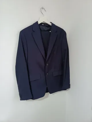 Traje Zara Azul