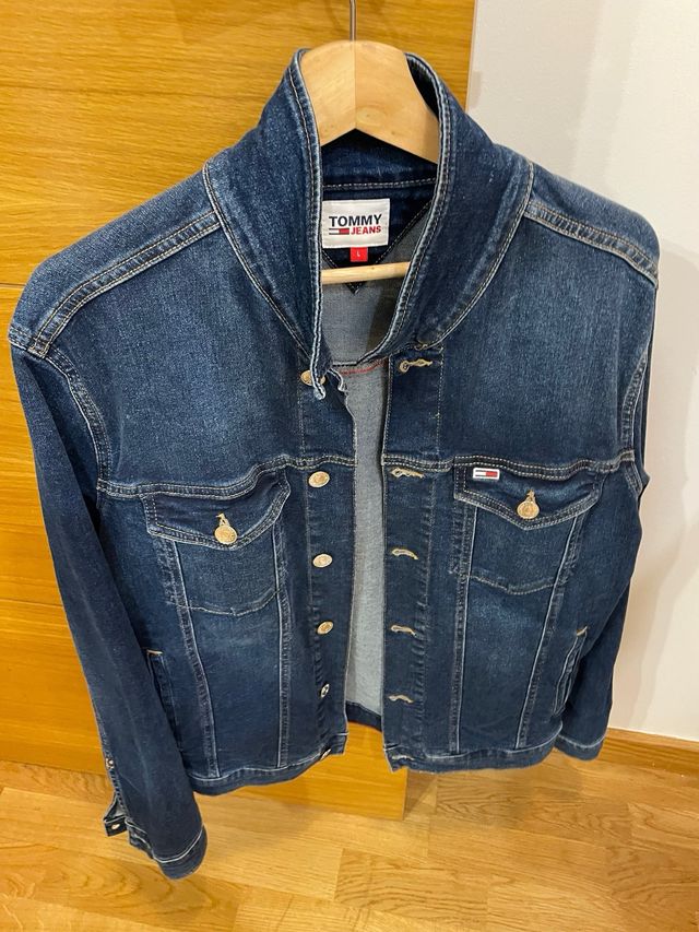 Cazadora Vaquera Tommy Jeans Mujer Talla L