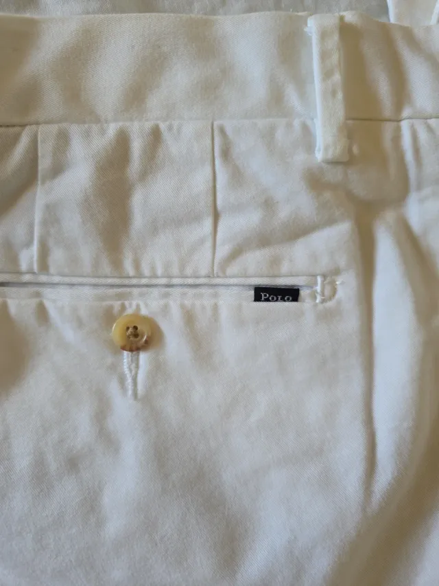 Pantalón Polo Ralph Lauren Blanco Hombre
