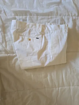 Pantalón Polo Ralph Lauren Blanco Hombre