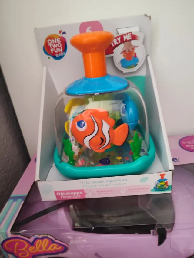 Giocattolo acquario My push and spin aquarium