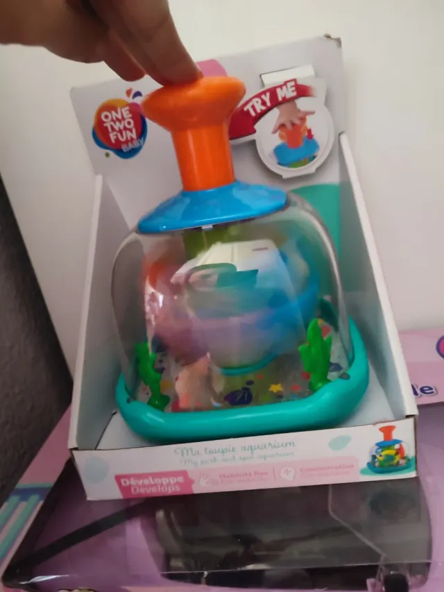 Giocattolo acquario My push and spin aquarium