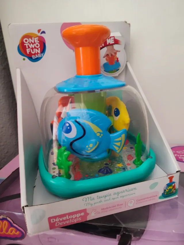 Giocattolo acquario My push and spin aquarium