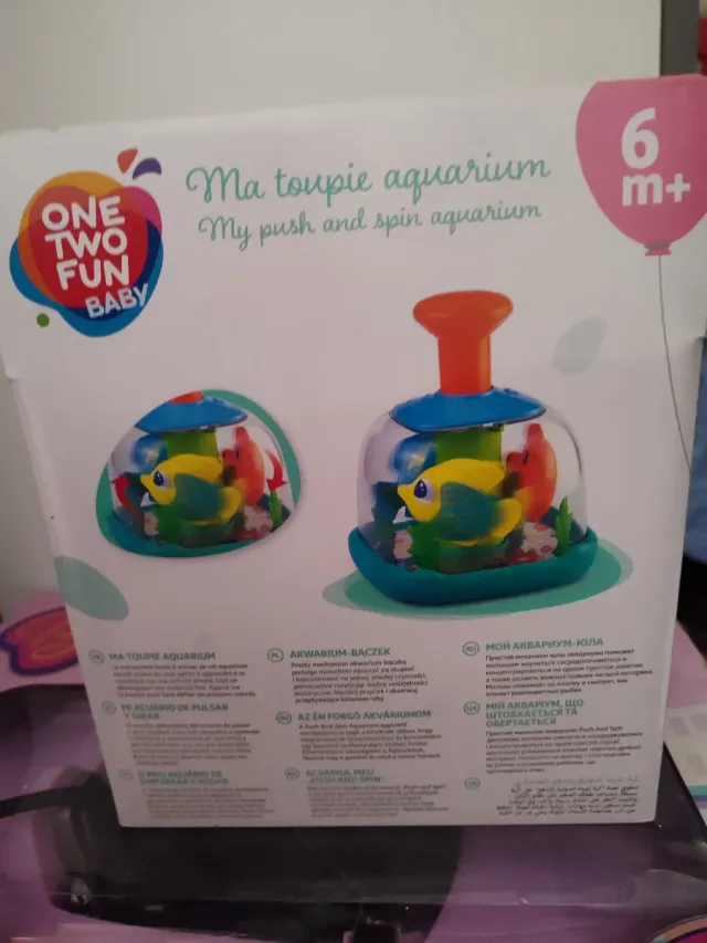 Giocattolo acquario My push and spin aquarium