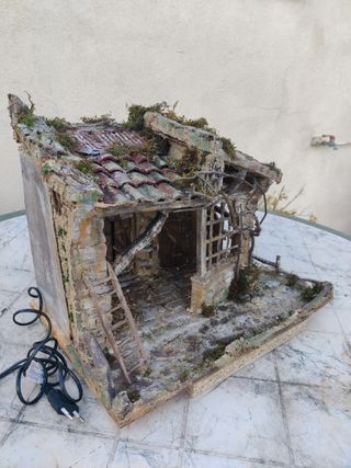 Presepe Napoletano San Gregorio Armeno 16 con luci