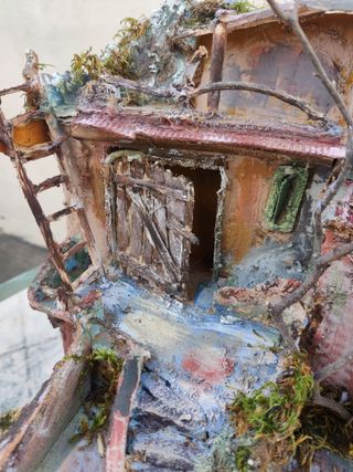 Presepe Napoletano San Gregorio Armeno 16 con luci