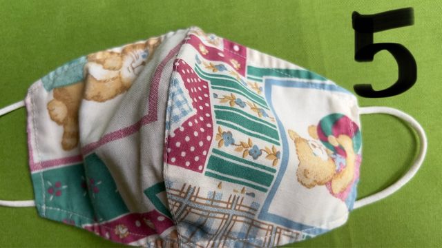 Mascarillas tela de filtro. Únicas - hechas a mano