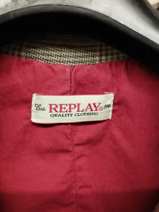 Giacca donna Replay a quadri