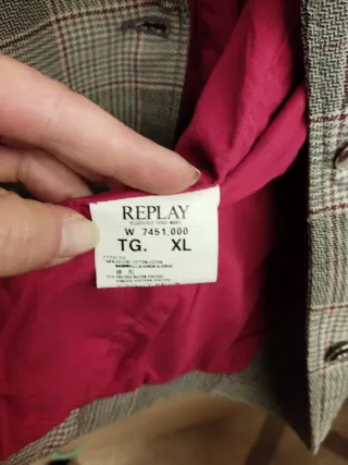 Giacca donna Replay a quadri