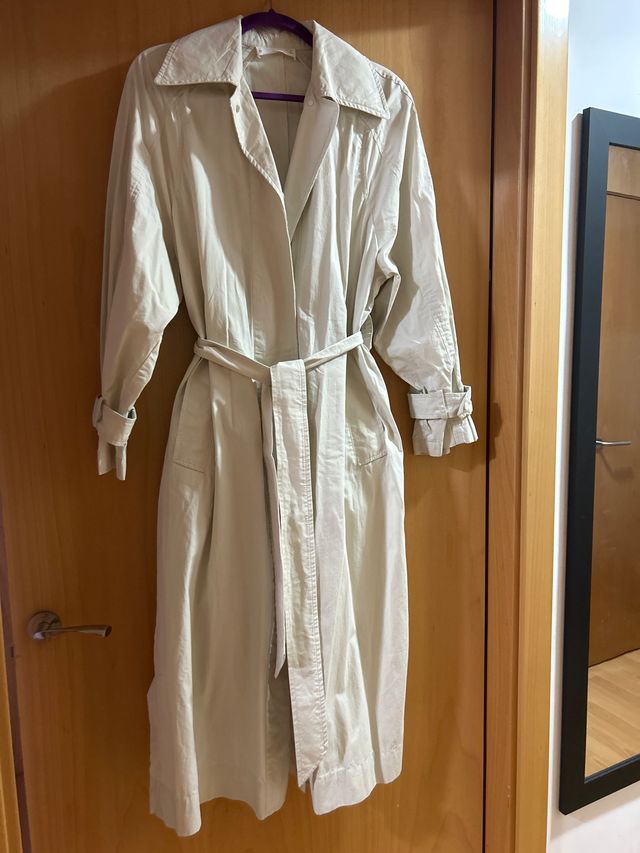 Chaqueta Mango Beige Talla S pero grande