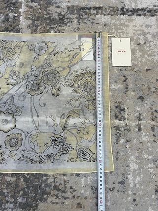 Foulard Jucca bianco e giallo