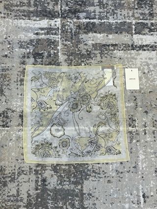 Foulard Jucca bianco e giallo