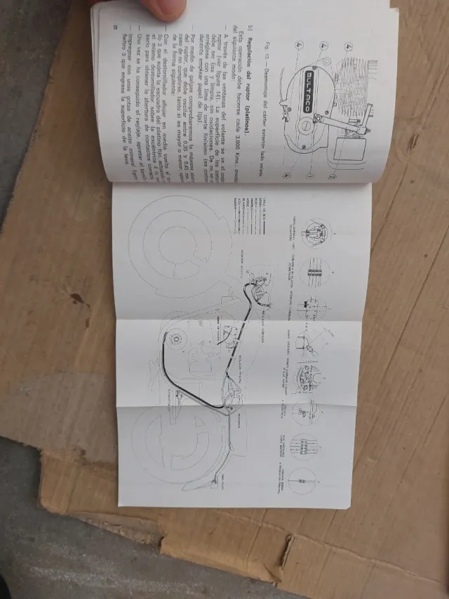 Manual  motocicletas BULTACO  MERCURIO 155