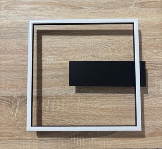 Plafoniera LED nera con LED 12 W - disp 2 pezzi