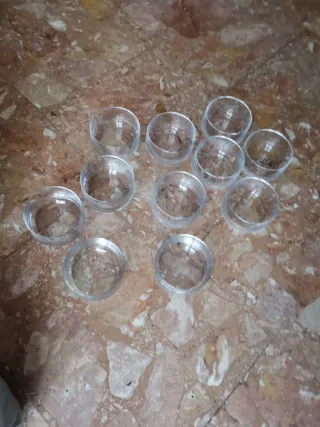 Set 11 ciotole vetro trasparenti