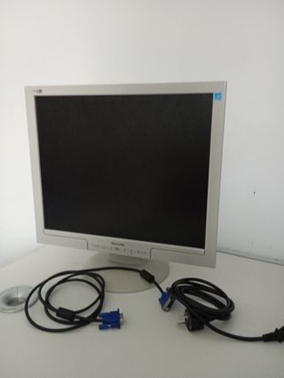 Monitor Philips 190S7FG/00 Gris/Blanco