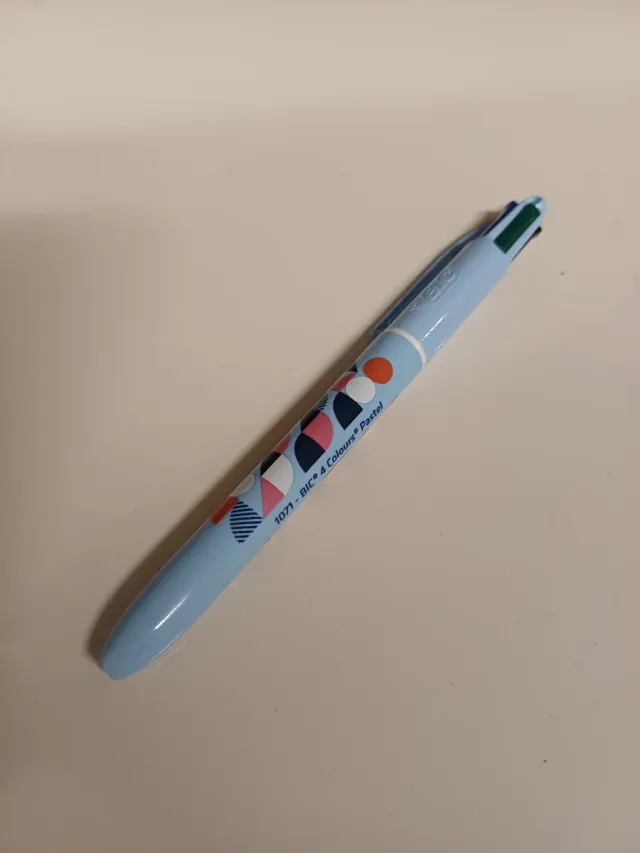 Caneta BIC 4 Cores Pastel
