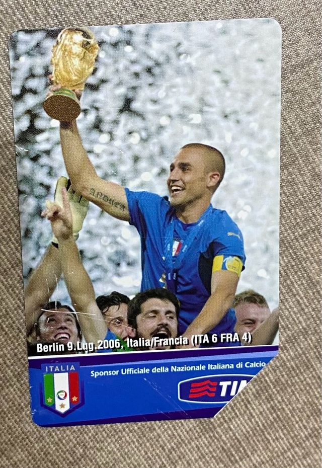 Tessera Telecom Italia Campione del Mondo 2006
