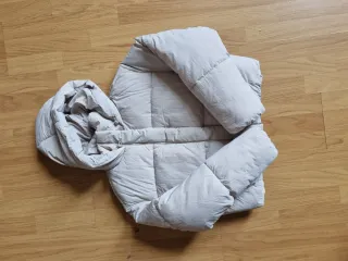 Chaqueta Puffer Zara Beige