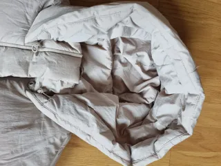 Chaqueta Puffer Zara Beige